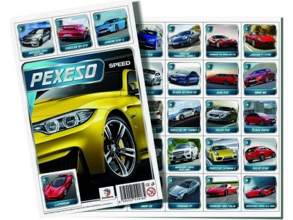 Bonaparte Pexeso Auta Speed karetni hra