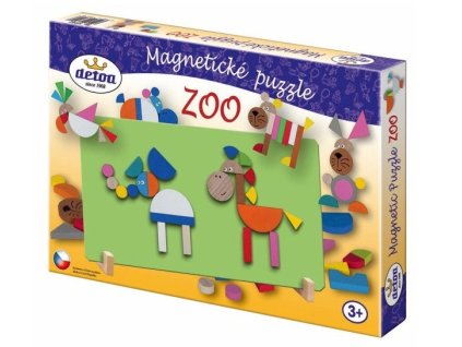 detoa magneticke puzzle zoo v krabici 33x23x3 5cm tabulka magnety