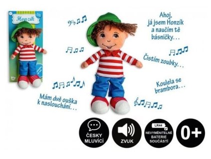 panenka panacek kluk honzik hadrovy plys 30 cm cesky mluvici 0m