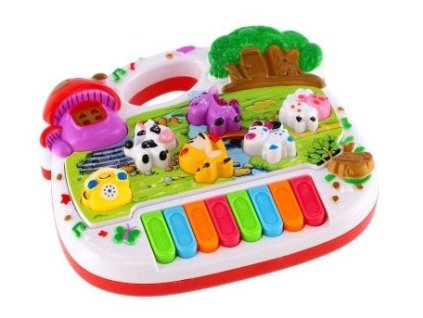 pianko zviratka plast 17cm aj mluvici na baterie se zvukem 4