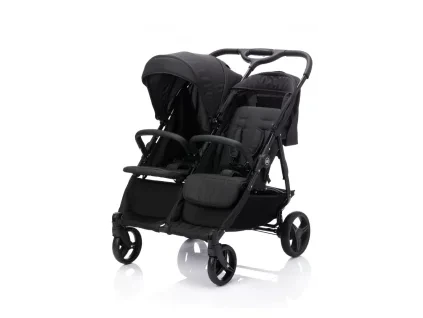 Fillikid Kočárek pro dvojčata Duo black melange