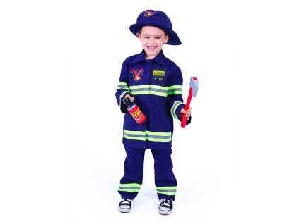 8461 detsky karnevalovy kostym hasic s ceskym potiskem m 117 128cm e obal