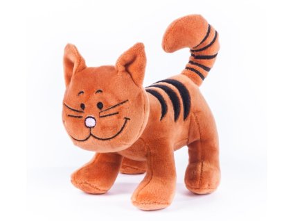 00502001 zviratko plys kocka 18 20cm moje prvni zviratka se zvukem