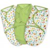 SUMMER Infant Zavinovačka SwaddleMe ABECEDA green sada 3ks (zelená)