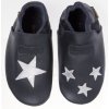BOUMY APPLIQUE Navy & Stars kožené capáčky s hvězdami tm.modré (23/XL)