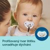 CANPOL BABIES Set symetrických silikonových dudlíků Light touch 0-6m BONJOUR PARIS růžový