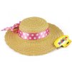 detsky slameny klobouk s ruzovou stuzkou 2