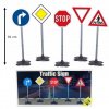 160458 mac toys dopravni znacky traffic sign 81cm 5ks