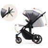 kinderkraft select prime 2 shadow grey premium 3v1 kocarek kombinovany rukojet