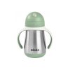167619 9 beaba bidon hrnek termoizolacni s brckem nerez 250ml sage green