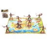 00312966 figurky indiani s mapou plast 6cm v sacku