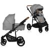 lionelo mari tour 2in1 grey stone multi function pram