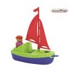 ecoiffier lodicka plachetnice s figurkou 18m 22cm zeleno modra