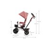 kinderkraft trikolka 6v1 aveo rose pink 2
