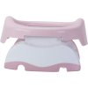 6561 Kalencom Potette Plus 2v1 Cestovní nočník redukce na WC růžovo bílý 2