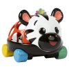 OBALL Autíčko a chrastítko 2v1 Curious Car zebra Zen