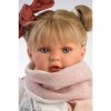 4 42402 Llorens realistická panenka JULIA miminko s vlásky 1