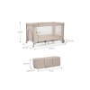 kinderkraft joy 2 beige postylka cestovni 2