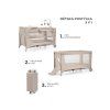 kinderkraft joy 2 plus beige postylka cestovni s doplnky 1