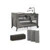 kinderkraft joy 2 plus dark grey postylka cestovni s doplnky