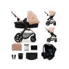 kinderkraft kocarek kombinovany moov 2 3v1 sand beige penova kola