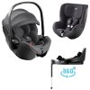 britax set autosedacka baby safe pro vario base 5z autosedacka dualfix 5z classic deepgrey