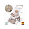 smoby 254018 baby nurse sportovni kocarek chuli pop 58cm 18m beige 1
