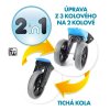 2284 1 odrazedlo funny wheels rider sport zelene 2v1 vyska sedla 28 30cm nosnost 25kg 18m