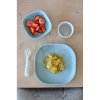 22912 5 beaba silicone meal set jidelni souprava ze silikonu 4 dilna modra 4m