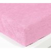 23248 3 dekor detske prosteradlo frote 70 x 140 cm 12 ruzove