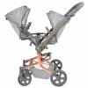 6 90877 DeCuevas Skládací kočárek pro dvojčata panenky s batůžkem CITY X 91 cm 3