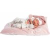 73880 Llorens NEW BORN HOLČIČKA realistická panenka miminko s celovinylovým tělem 40cm 2