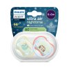 Philips AVENT Šidítko Ultra air noční 0-6m chlapec, 2ks2