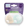 Philips AVENT Šidítko Ultrasoft Premium neutral 0-6m obrázek, 2 ks2