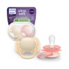 Philips AVENT Šidítko Ultrasoft Premium 0-6m dívka, 2 ks3