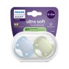 Philips AVENT Šidítko Ultrasoft Premium 0-6m chlapec, 2 ks2