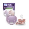 Philips AVENT Šidítko Ultrasoft Premium 6-18m dívka, 2 ks2