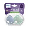 Philips AVENT Šidítko Ultrasoft Premium 6-18m chlapec, 2 ks2