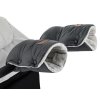 PETITE&MARS Rukávník na kočárek rukavice JASIE Charcoal Grey