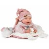 Guca 10261 OLIVIE zátěžová realistická panenka miminko s měkkým látkovým tělem 42cm 2