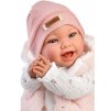 Guca 10284 OLIVIE zátěžová realistická panenka miminko s měkkým látkovým tělem 42cm 1