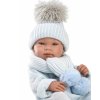 Llorens 84337 NEW BORN Chlapeček realistická panenka miminko s celovinylovým tělem 43cm 2