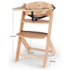 31876 4 kinderkraft select zidlicka jidelni enock wooden prirodni