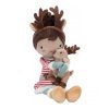 little dutch vanocni plysova panenka evi 35cm se sobem 12m