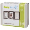 baby art dreveny ramecek pro otisk my baby touch double brown 3