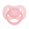 canpol babies dudlik 6 18m silikonovy tresinka pastels ruzovy