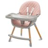baby mix freja wooden dusty pink jidelni zidlicka 1