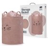 sipo kos na hracky premium boucle se snurkou 43 l cat pink 1