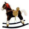 16715 Houpací koník s melodií Milly Mally Mustang tmavě hnědý