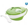Canpol babies Miska s lžičkou 350ml zelená